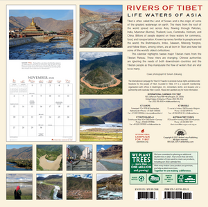 SALE: ICT's 2022 Calendar: Rivers of Tibet