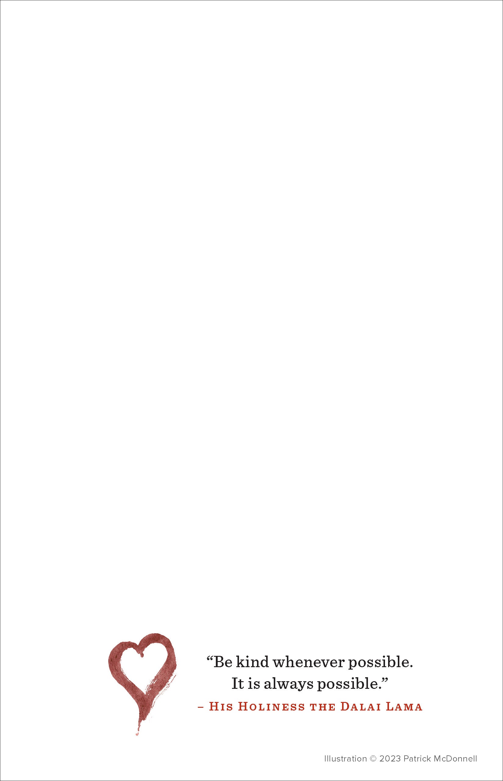 "Heart to Heart" Illustrated Heart Notepad