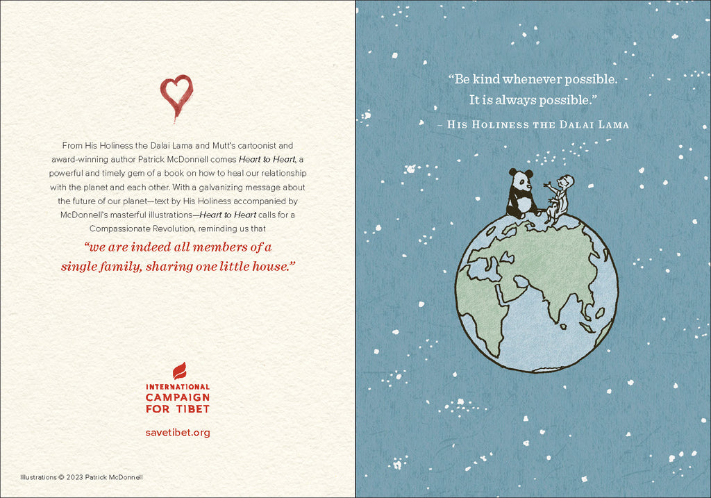 "Heart to Heart" Greeting Cards with Dalai Lama Quotes