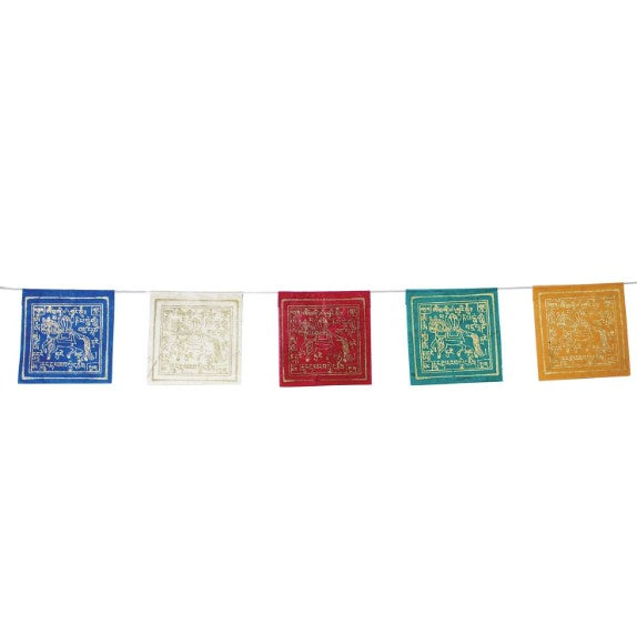 Mini Garland Windhorse Eco-Paper Prayer Flags