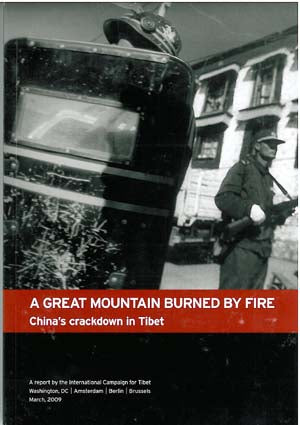 Great Mountain Burned by Fire