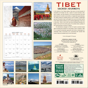 SALE: ICT's 2021 Calendar: Tibet Sacred Journeys