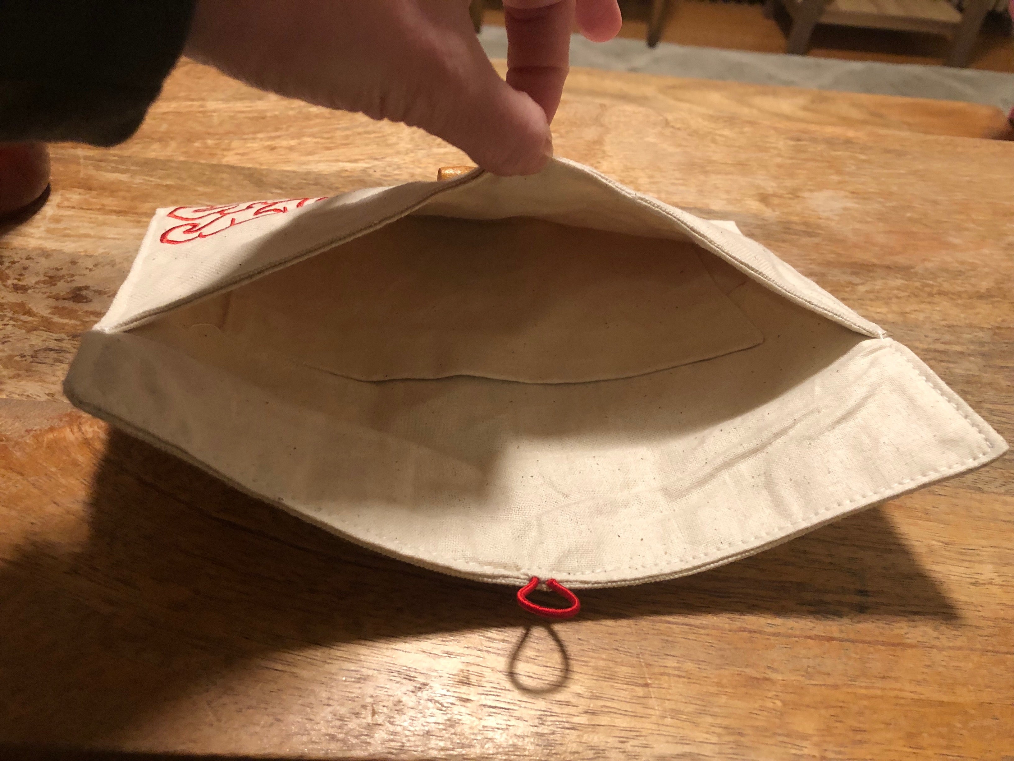 Pouch interior pocket